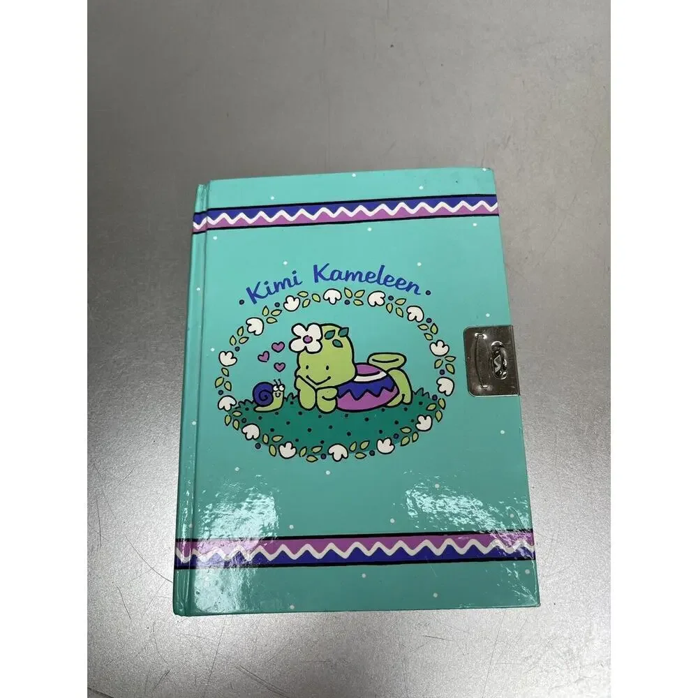 Vintage 1991 Sanrio Kimi Kameleen Turtle Diary Multi Color Paper RARE HTF